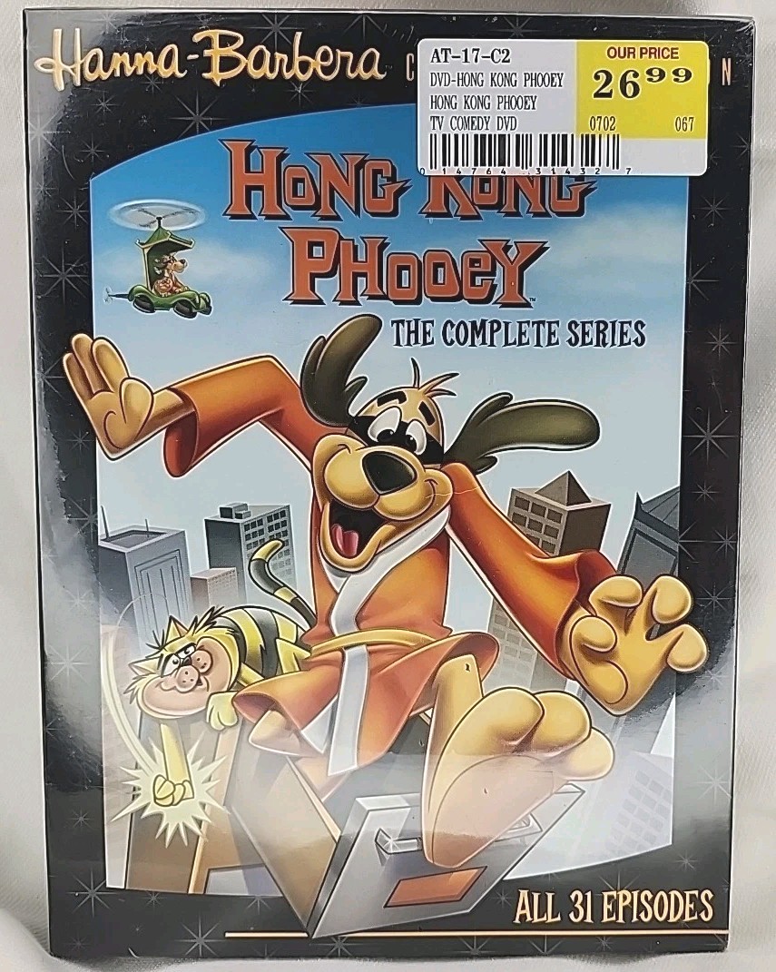 New SEALED Hong Kong Phooey Complete Tv Series (1974-1975) DVD Set