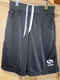 Sondico Black sport shorts age 11 12 years PE school football rugby running