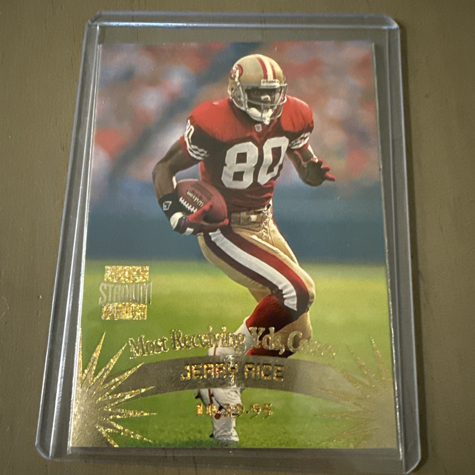 1996 Stadium Club Members Only Golden Moments #175 JERRY RICE 49ers Nrmt+