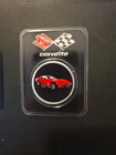 1 troy oz .999 pure silver round Corvette