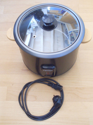 Bestron ARC180BW Reiskocher mit Holzgriffen und Warmhaltefunktion