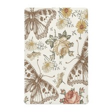 Vintage Butterfly Crib Sheets for Boys Girls Jersey Knit Fitted Baby Sheets f...