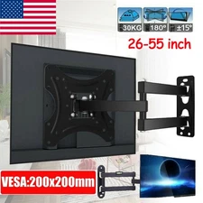 FULL MOTION TILT SWIVEL LED LCD TV WALL MOUNT BRACKET 26 32 36 38 40 42 45 55
