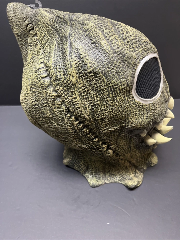 Halloween Saco Monstruo Máscara Completa Verde Adulto Horror Estilo Producciones Macabras Foto 3 de 4