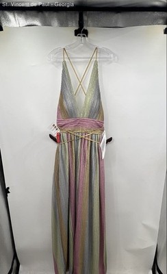 Ieena For Mac Dugga Manhattan Dress Women's 4 Multicolor Summer Spring