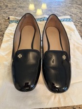 Tory Burch Black Patent Loafer Size 8