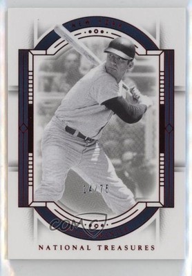 2024 Panini National Treasures Red 14/75 Mickey Mantle #38 HOF 4k8