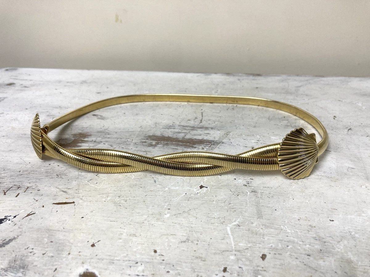 Gold Stretch Belts for Women for sale | eBay UK