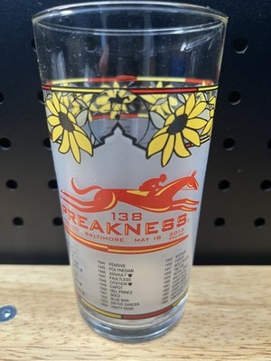 2013 Preakness Stakes 138th Glass Oxbow Baltimore Vintage Black-Eyed Susan