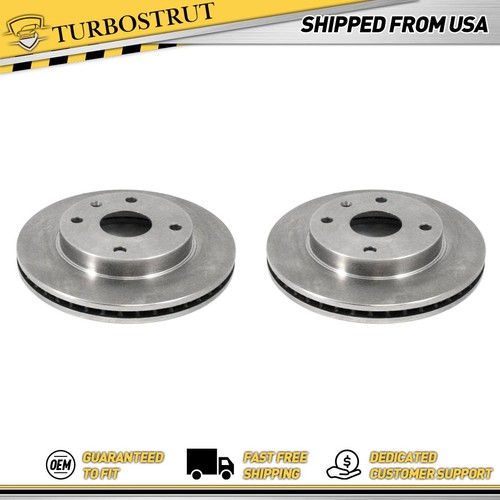 2 Front Brake Rotor For 2004-2006 Chevrolet Epica 2.5L