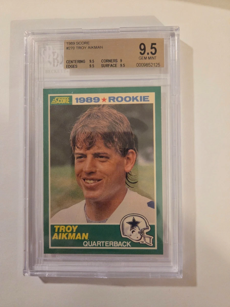 その他 TROY AIKMAN ROOKIE bgs9.5 Amazon.com: Troy Aikman Rookie Card 1989 Topps Traded #70T
