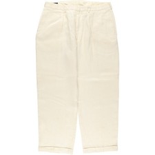 Vintage Ralph Lauren POLO by Ralph Lauren two-pleat linen pants men's size W36