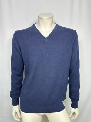 LANVIN PARIS CASHMERE Herren Pullover, Strick, Jersey, Jumper, Luxus, Pullover L