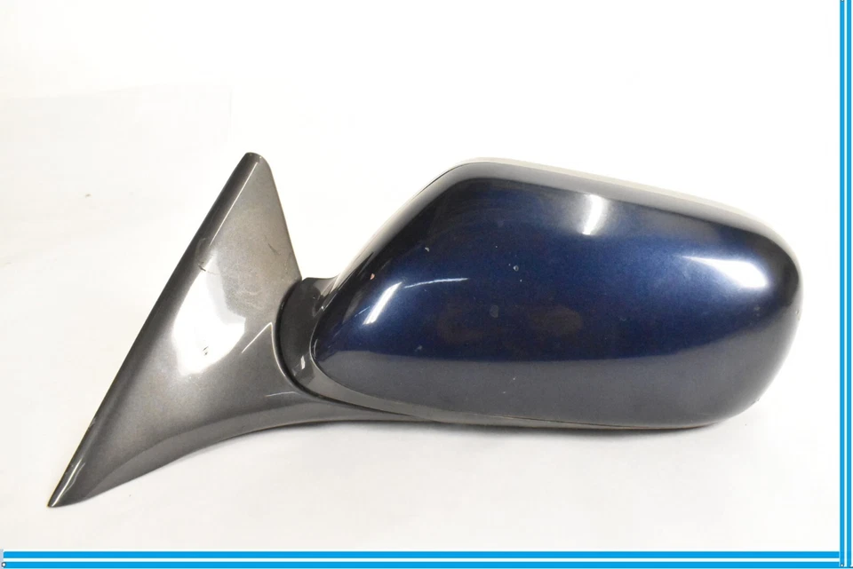 95-03 JAGUAR XJ XJ8 XK8  AUTO DIM INTERIOR FRONT LEFT DOOR VIEW MIRROR BLUE - Image 2 of 4