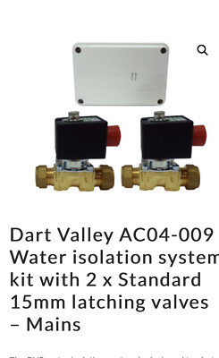 DVS netzbetriebenes Wasserisolierungssystem. AC04-009.