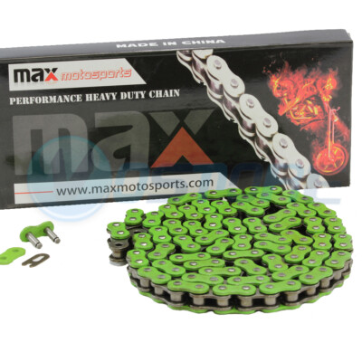 O-Ring Drive Chain For Kawasaki KX250/KX250F (1994-1996, 2006-2007) – 520-120, Green, 122 Links 1 thumbnail image