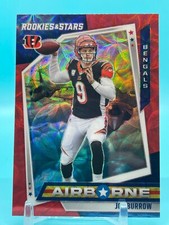 2021 Panini Rookie and Stars Joe Burrow Airborne Red Scope Insert SP BENGALS