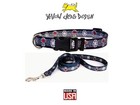 Yellow Dog Design Collar or Leash - Tattoo Celtic Cross Rose XS S M L Made USA