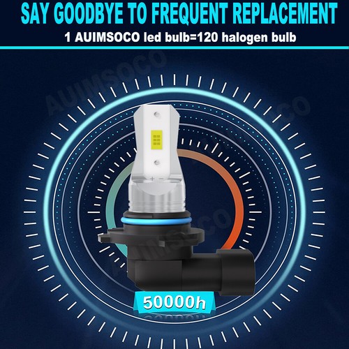 For Buick Century Limited Wagon 1990-2005 LED Headlight Hi Low Bulbs Xenon White - Picture 10 of 17