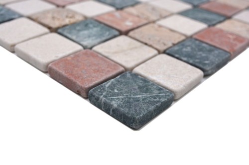 Fliesenspiegel Mosaik Terracotta Anthrazit Cream Küchenrückwand WB42-1204 1Matte - Bild 6 von 8