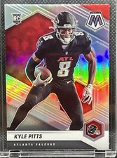 2021 Panini Mosaic Kyle Pitts #311-V Rookie Card RC Variations Silver Falcons