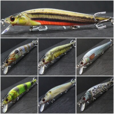 Jerkbait Fishing Lures wLure 5 inch Minnow Tight Wobble Lifelike Floating HM262