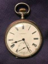 Antique DOXA MEDAILLE D'OR, MILAN 1906 Pocket Watch HORS CONCOURSE LIEGE-1905