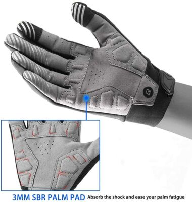 Guanti da ciclismo mezze da antiscivolo traspirante estate MTB guanto senza da ciclismo giocatori Esports guanti da pesca guanto da bicicletta  18