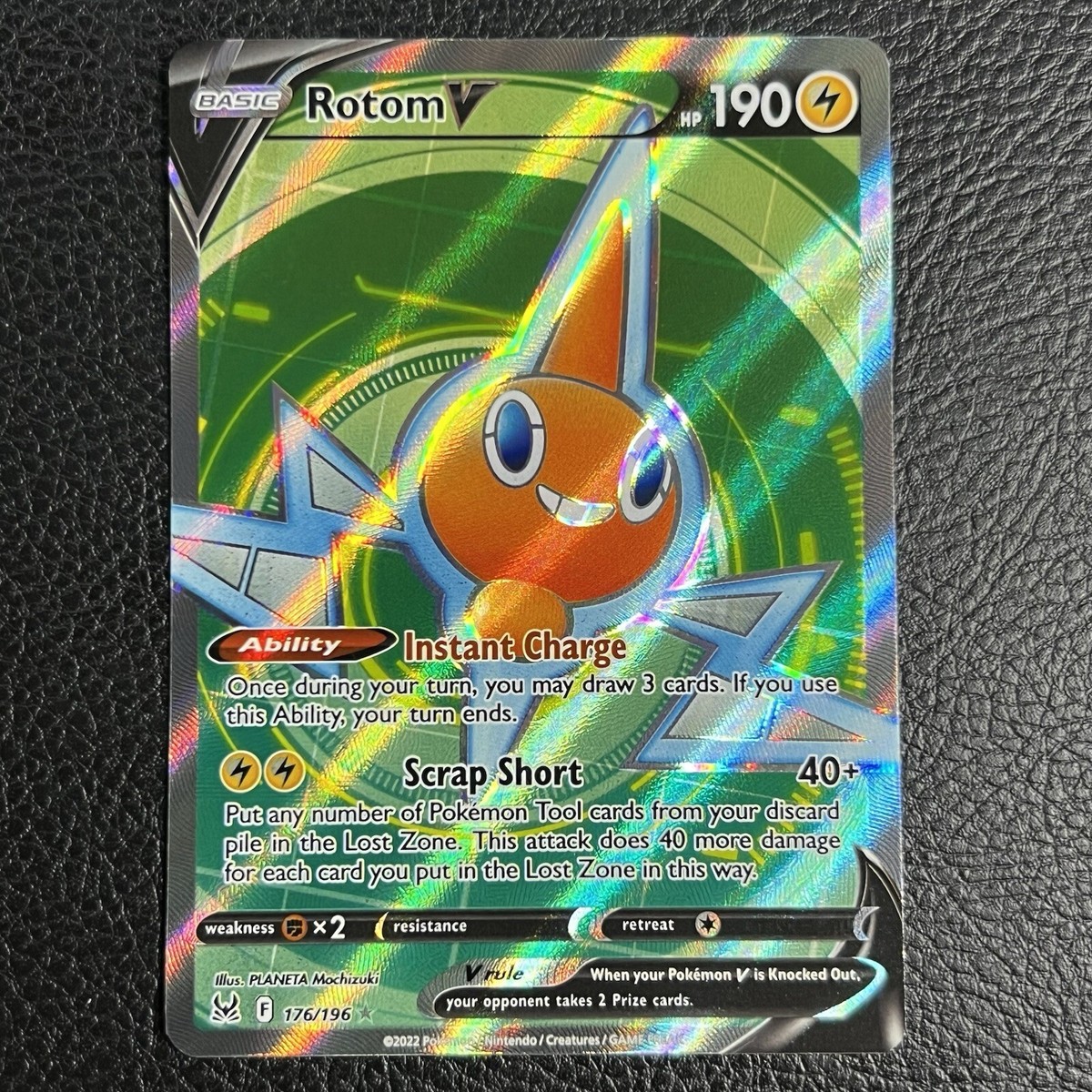 Rotom V (Full Art) SWSH11: Lost Origin #176/196 Ultra Rare