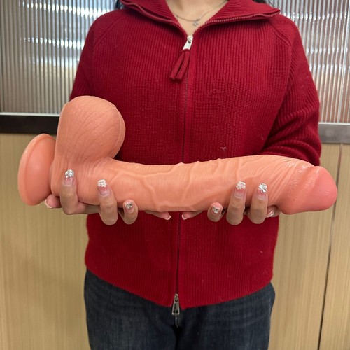 Realistic Dildo Flexible Curved Shaft And Balls Dildo For Women With Suction Cup - Picture 3 of 14