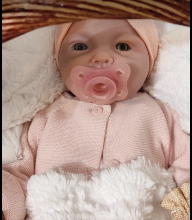bambola reborn tutta in silicone 50cm Peso Circa 3kg Femmina