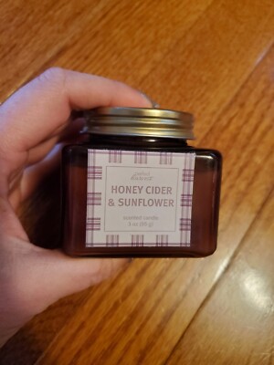 Honey Cider And Sunflower 3oz Candle
