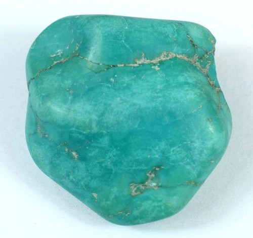 115.40 Ct/33 mm Natural Arizona Blue Turquoise Gemstone Rough Mineral Specimen - Picture 6 of 8