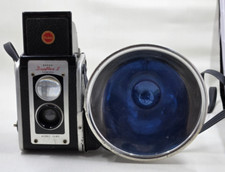 Vtg Kodak Duaflex II with Kodak Flashholder Film Camera Untested