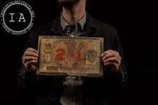 Early 20th Century Shoe Repair TOC Advertising Sign