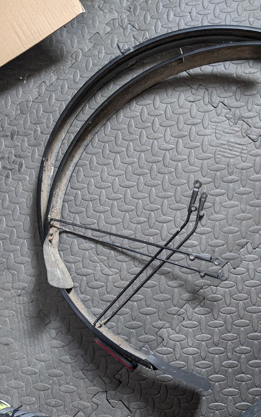 SKS Edge Aluminium Bike / Cycle Mudguards (Matt Black) 46mm eBay