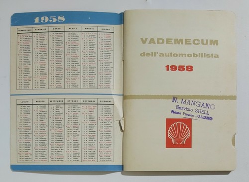 38675 Shell - Vademecum dell'automobilista 1958 - Picture 2 of 7