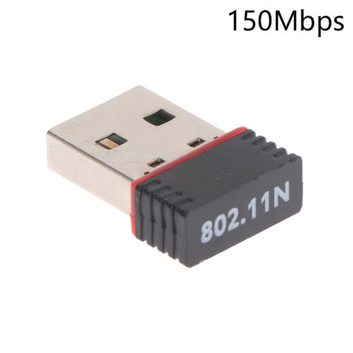 Mini USB Wifi Adapter 802.11n Antenna 150Mbps USB Wireless Receiver Network Card - Picture 1 of 11