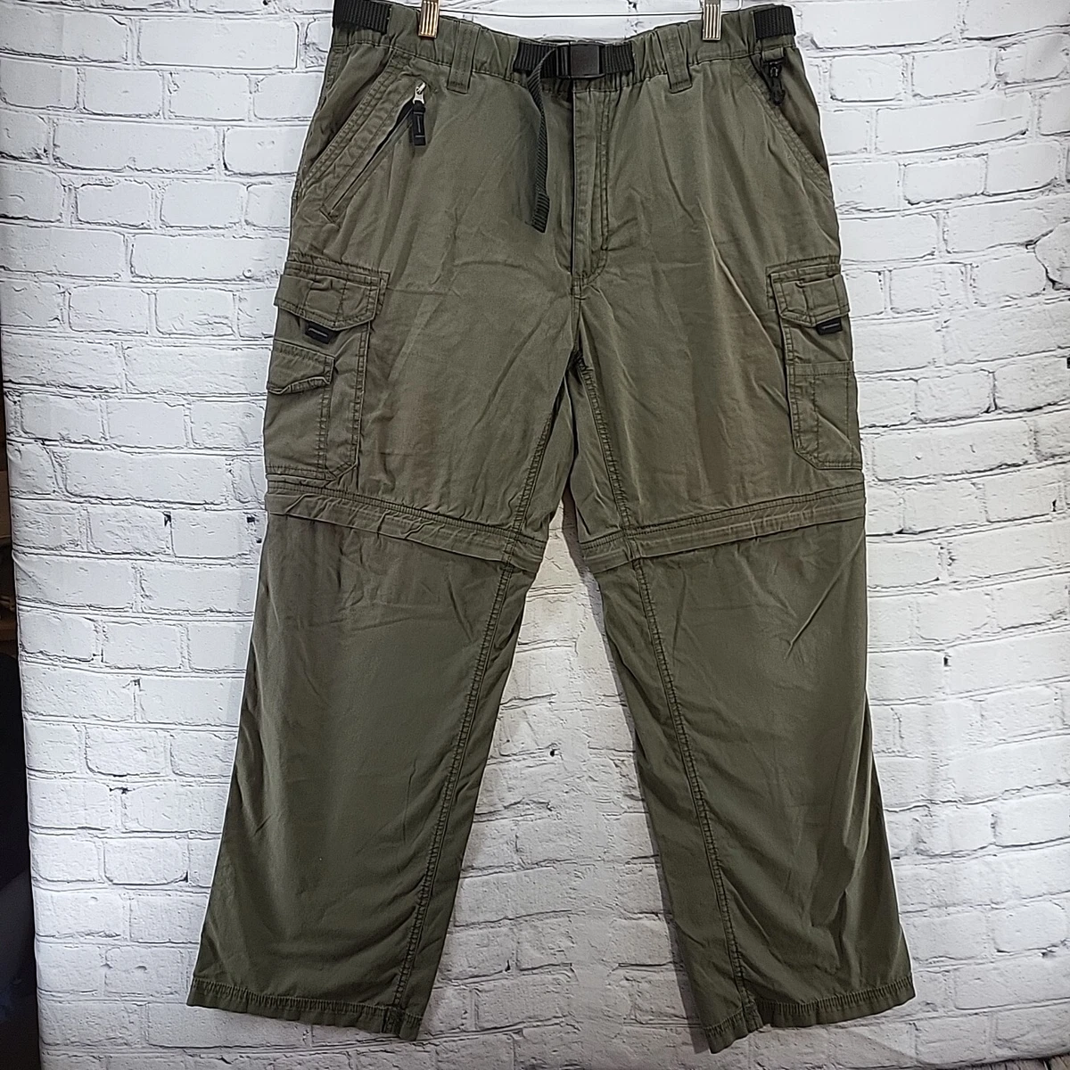 Buckle belt cheap cargo pants