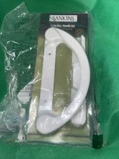 Sankins Sliding Patio Door Handle Set, Diecast,For 3-15/16" Hole Spacing