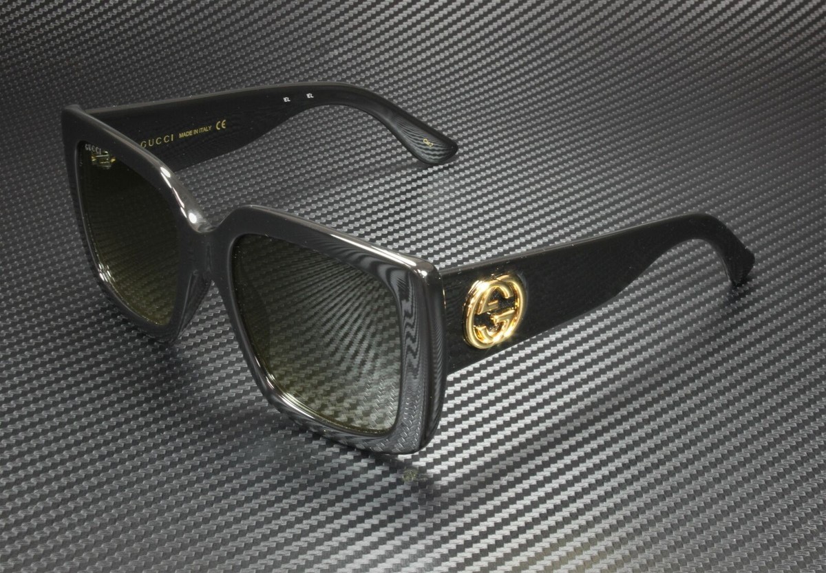 GUCCI GG0141SN 001 Black Butterfly 53 mm Women's Sunglasses