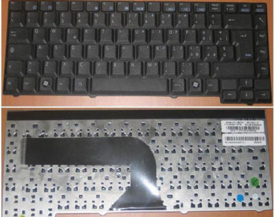 Tastiera Per Notebook ASUS X51 Series, Layout ITA, Nera, Con Flat Invio Sinistro, Senza Telaio