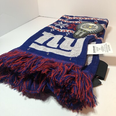 New York Giants Light Up Scarf.LED Light Em Up Effects. Forever Collectables NFL