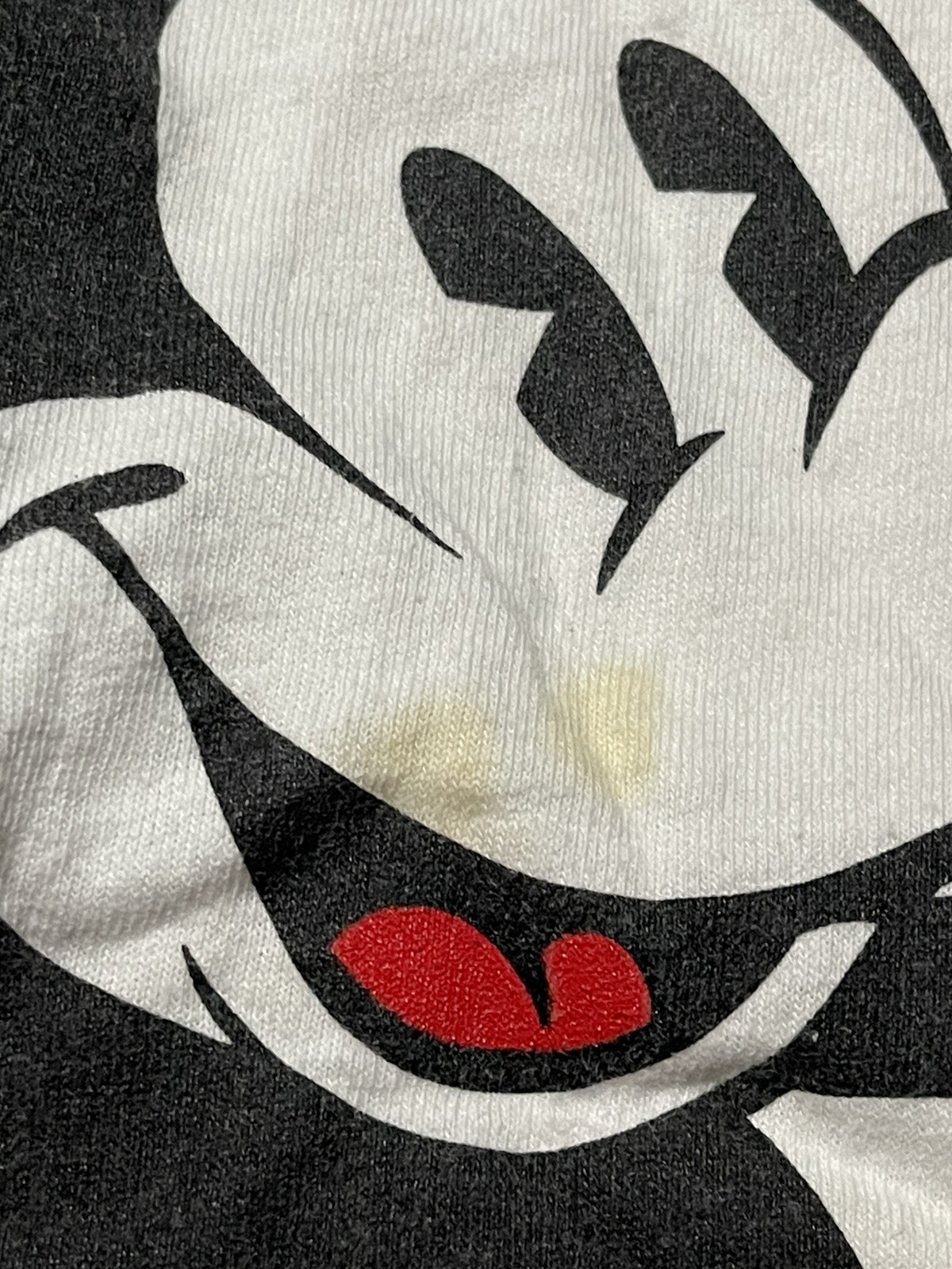 Vintage Mickey Mouse Dancing Shadow SS Shirt Bin 1 - image 6