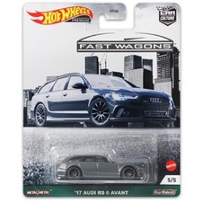 Hot Wheels Premium Car Culture Fast Wagons  17 Audi RS 6 Avant  Real Riders 