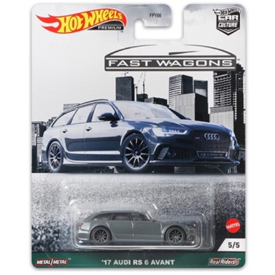 Hot Wheels Premium Car Culture Fast Wagons '17 Audi RS 6 Avant