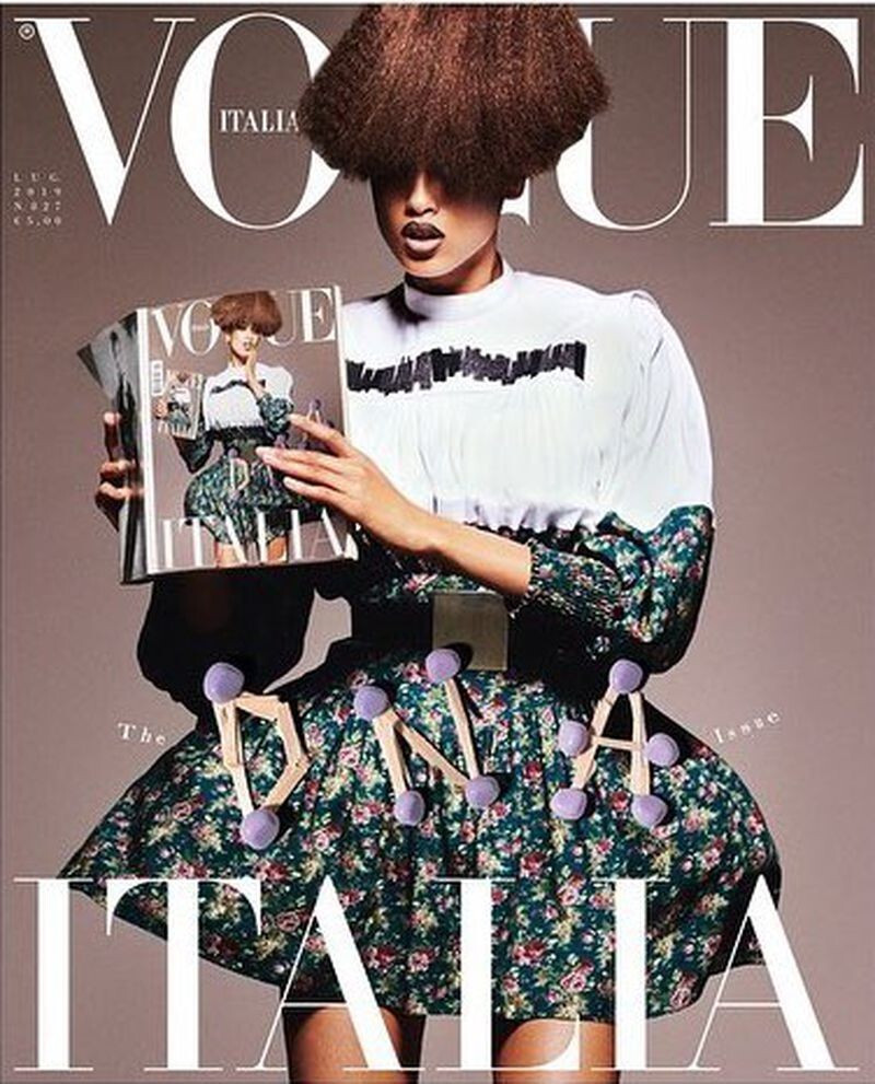 VOGUE ITALIA N° 827 Luglio 2019 Cover Theo Sian Model Imaan Hammam