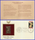 USA7 #2413 U/A GOLDEN REPLICA FDC   United States Senate