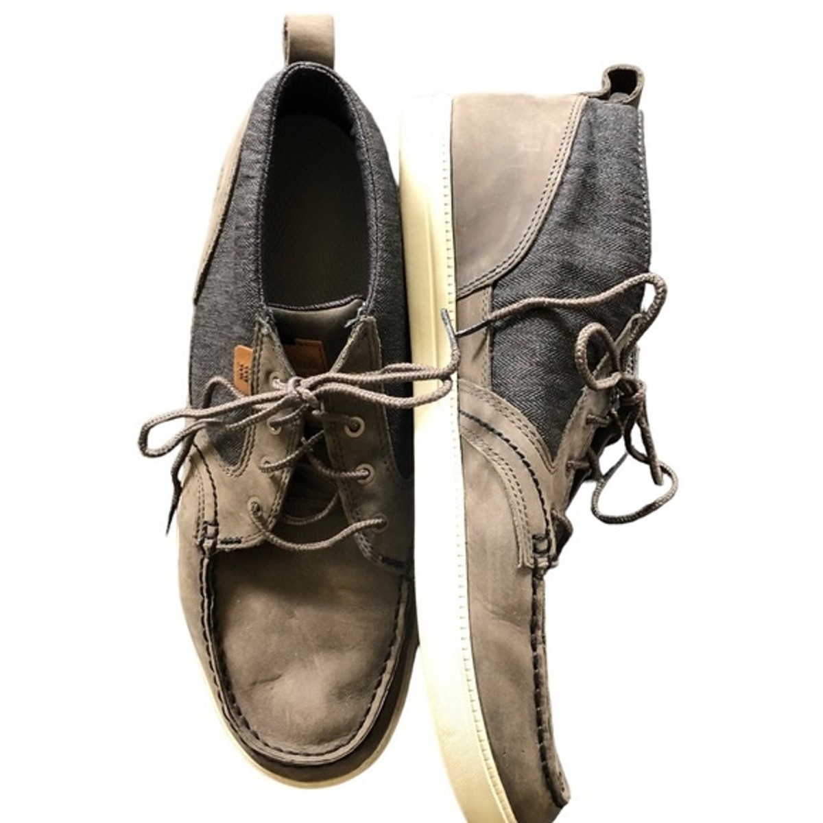 Timberland 10.5 EK Fulk MT 6762A Taupe Suede Lace Up Casual Chukka Boot Mens Timberland EK Fulk MT 6762A Taupe Chukka Boot Sz 10.5  main image 4