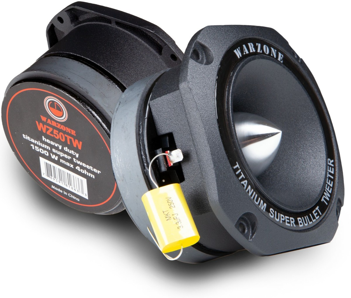 1x Gravity WZ50TW 1500W Heavy Duty Titanium Super Tweeter Loud